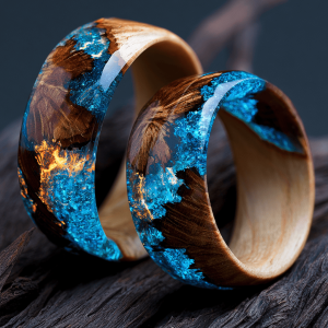 wooden rings