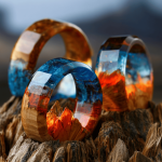 wooden rings
